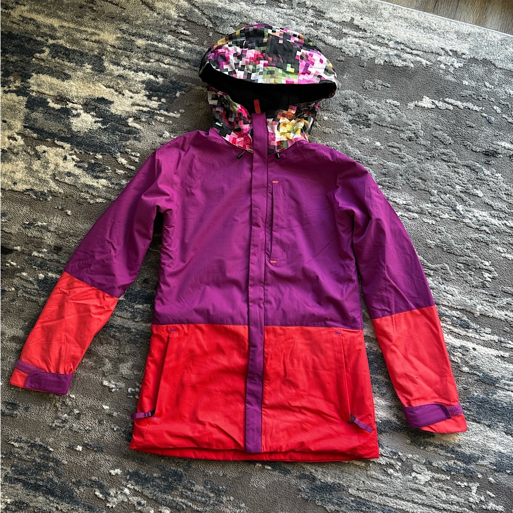 SOLD Burton Suit: Ski Jacket, Ski Pants, Hat and Gloves.